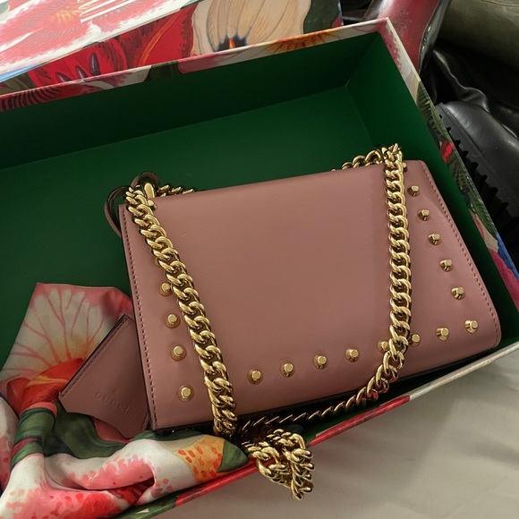 Gucci Padlock Handbag, Pink Leather, NWT - Picture 2 of 2